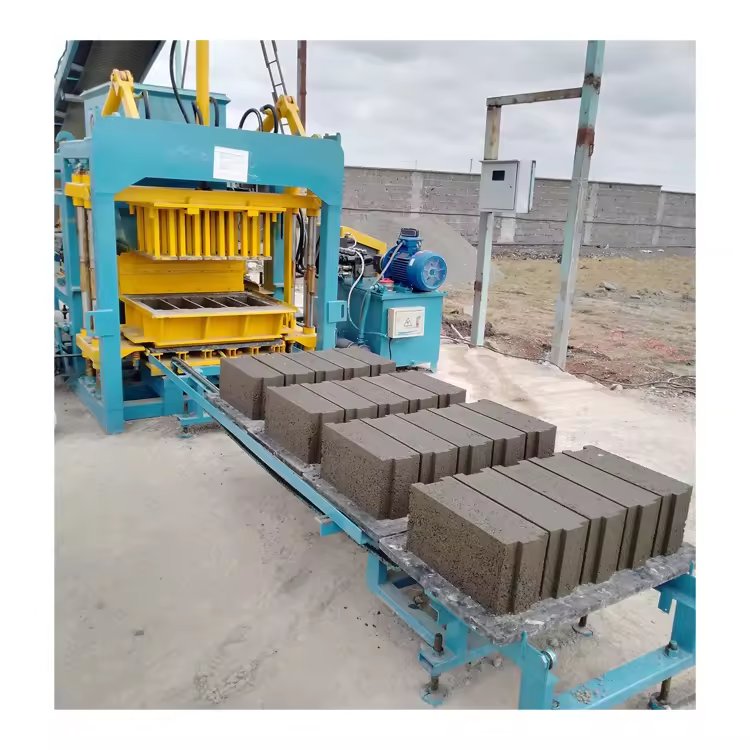 machine making clay brick QT4-15 fully automatic cement block bricks making machine hollow block machine