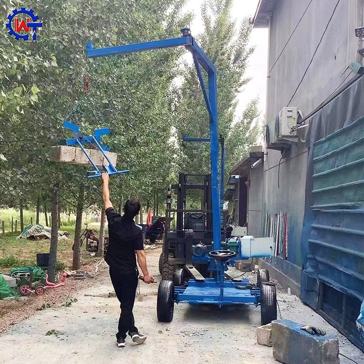 6 inches hollow block making stacking machine for brick block