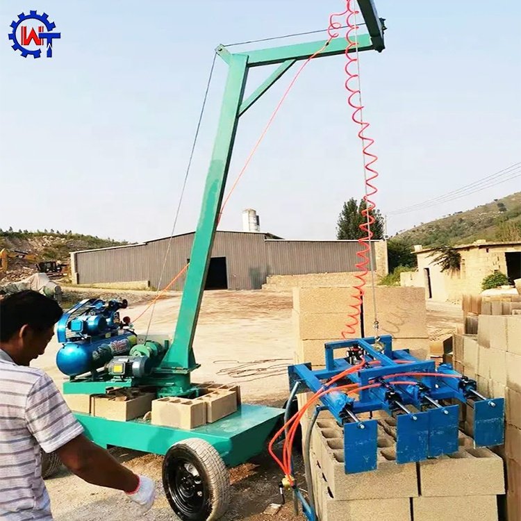 6 inches hollow block making stacking machine for brick block