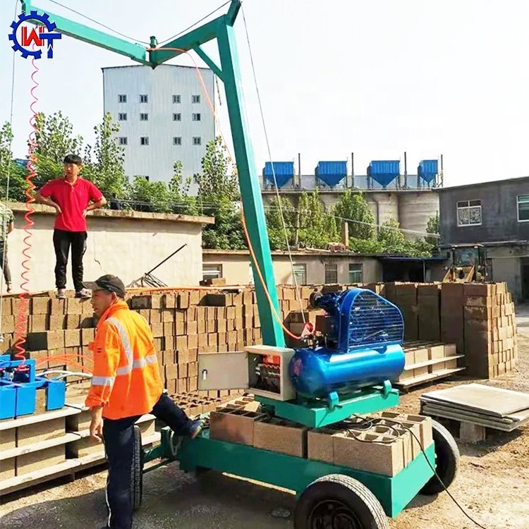 6 inches hollow block making stacking machine for brick block