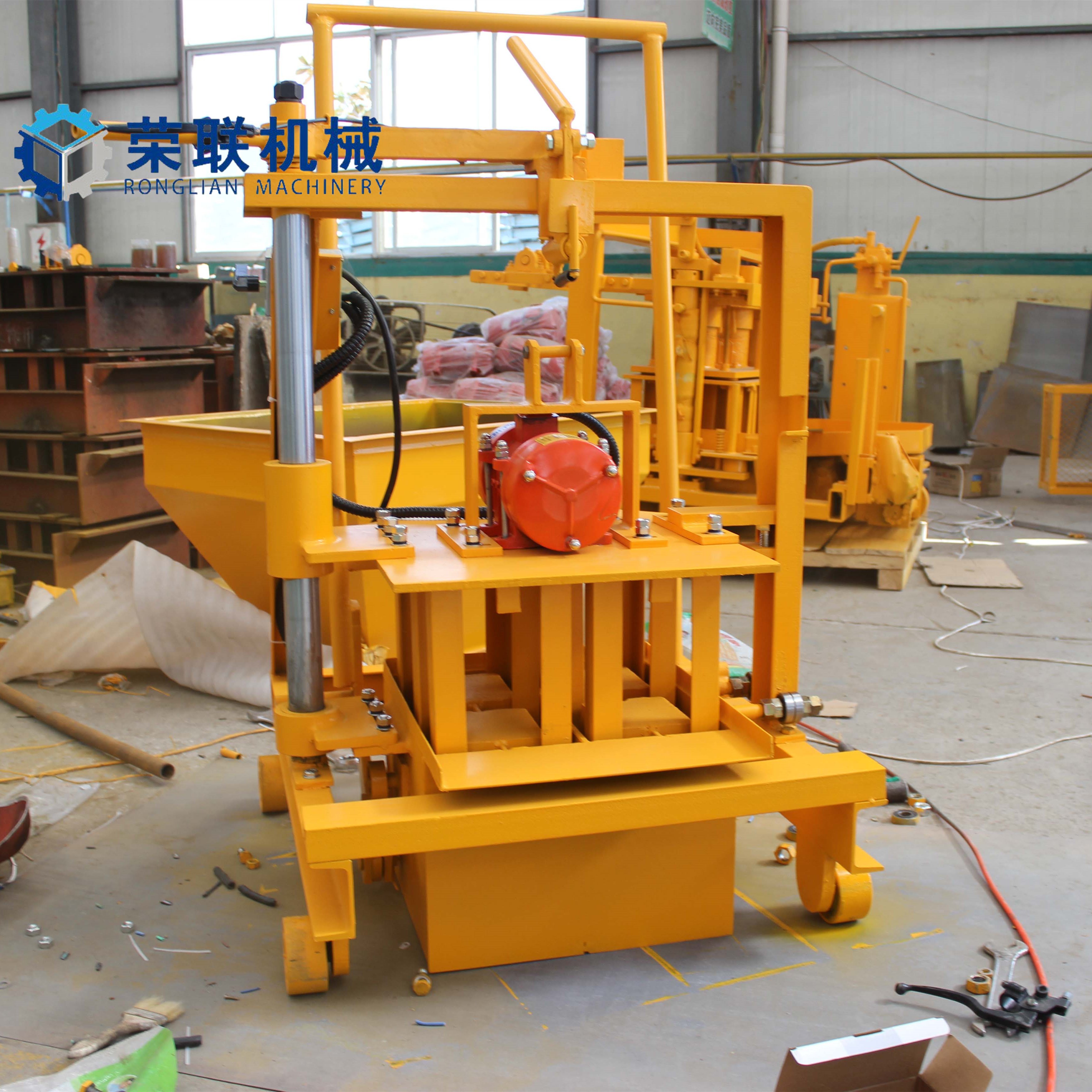 Small Machines in China QT40-3C Compressed Block Making Machine for Brick Factory