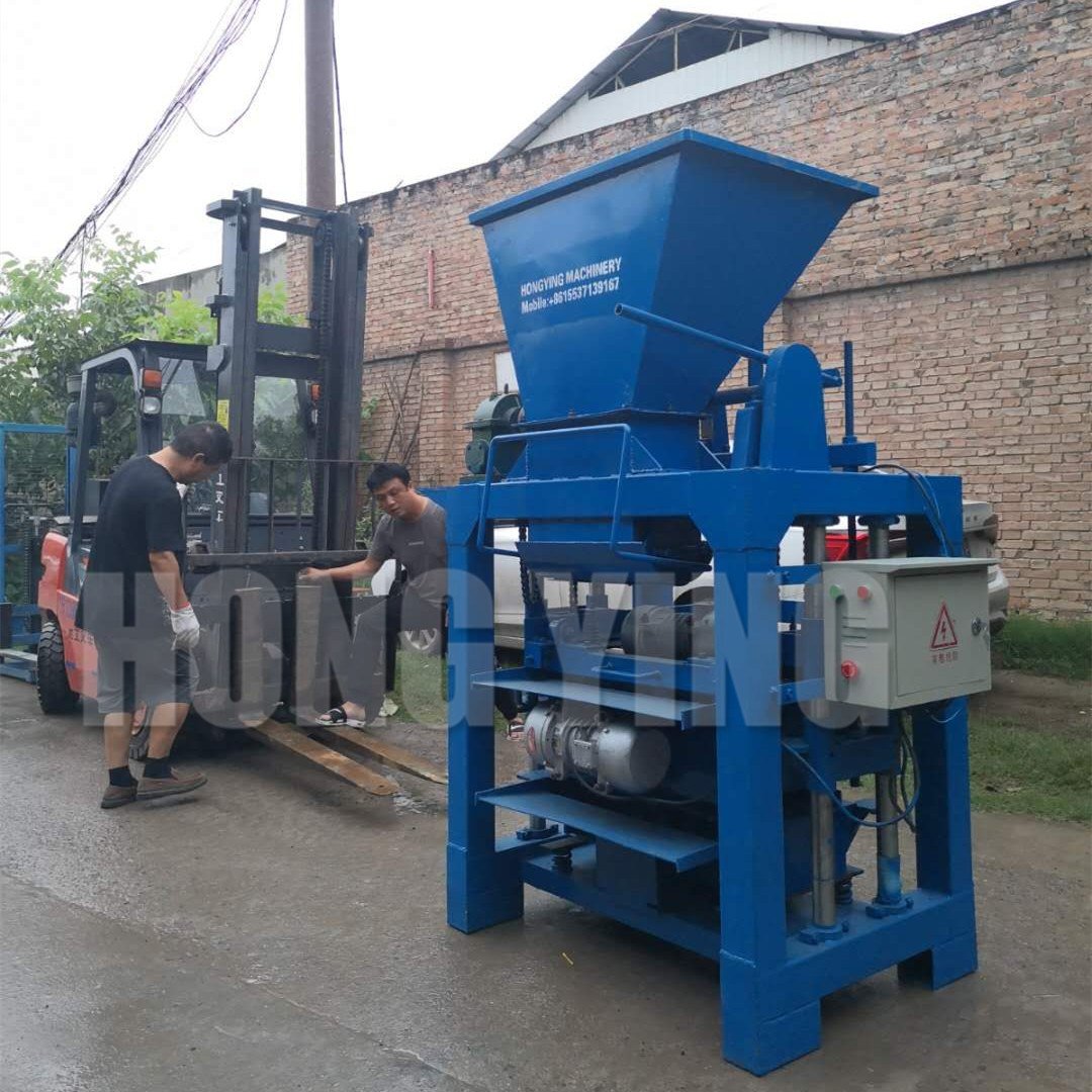 QMJ4-35D automatic concrete cement hollow block solid brick making machine production line