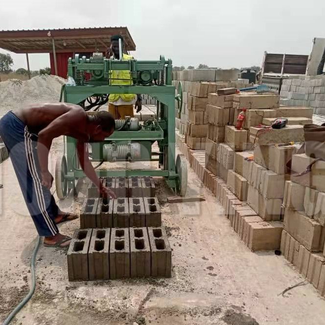 Hand operated fly ash brick hollow bricks press making machine price