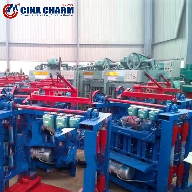Long cycle life QT4-25 automatic cement brick making machine