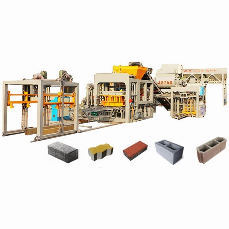 QT10-15 fly ash Interlocking Paving Stone brick Making Machine Factory in Botswana