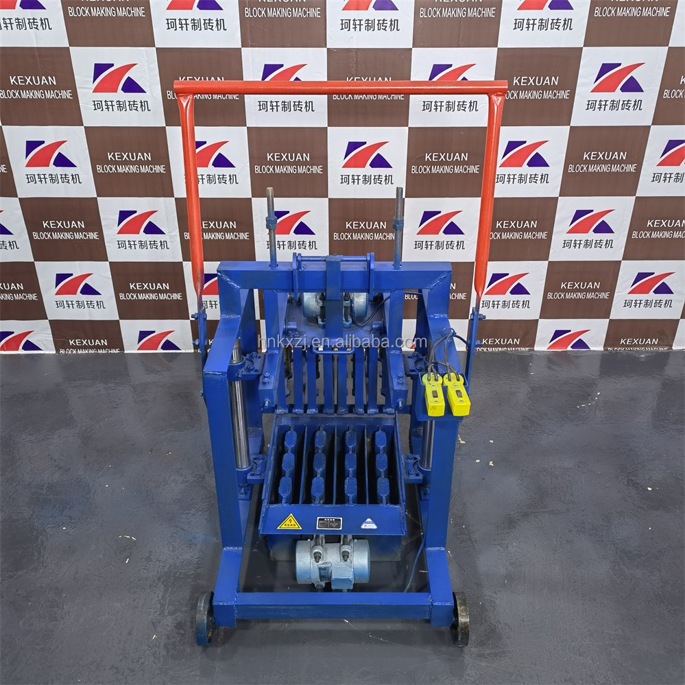 Good Quality and Low Price Mobile Direct Push Type Block Bricklaying Machine Chinese Brazil Automatic Clay Brick Making Machine