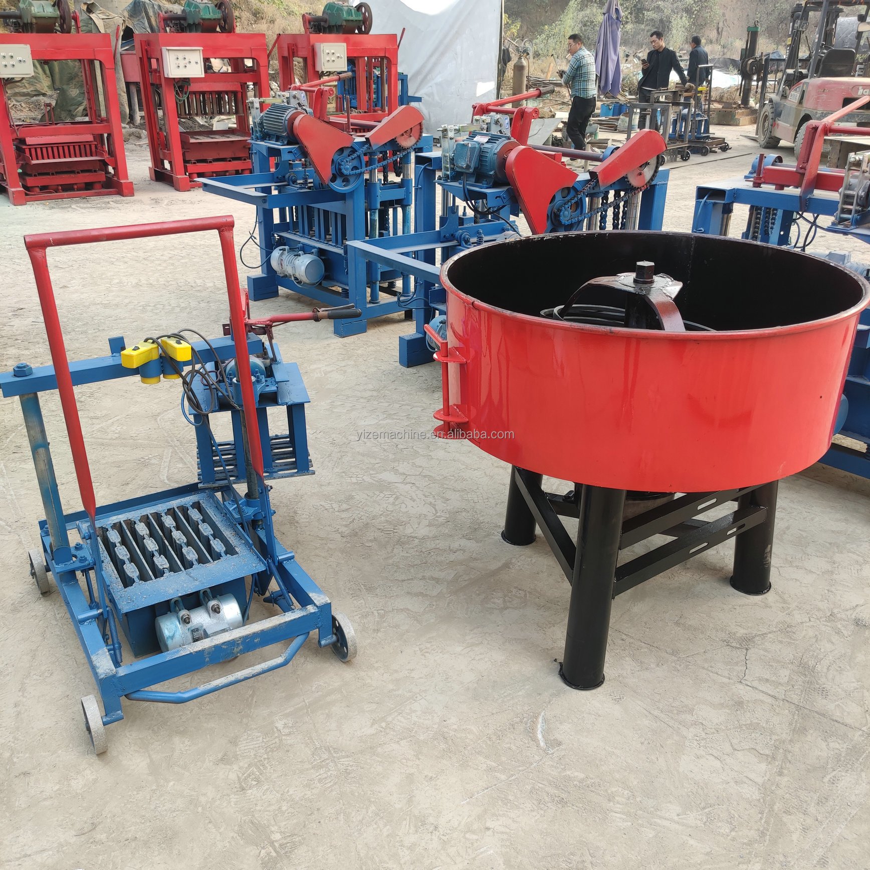 YZ4-35 Recycled Plastic Brick Making Machinery Mud Recycled Plastic Brick Adobe Clay Brick Making Machines Sale In Uganda