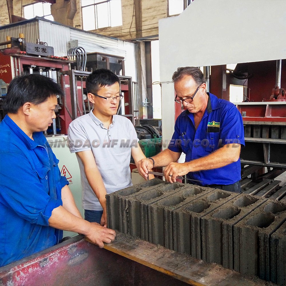 Qt5-15 Fully Automatic Block Making Machines Building Construction Equipment Concrete Pump Diesel Engine Brick Making Machinery