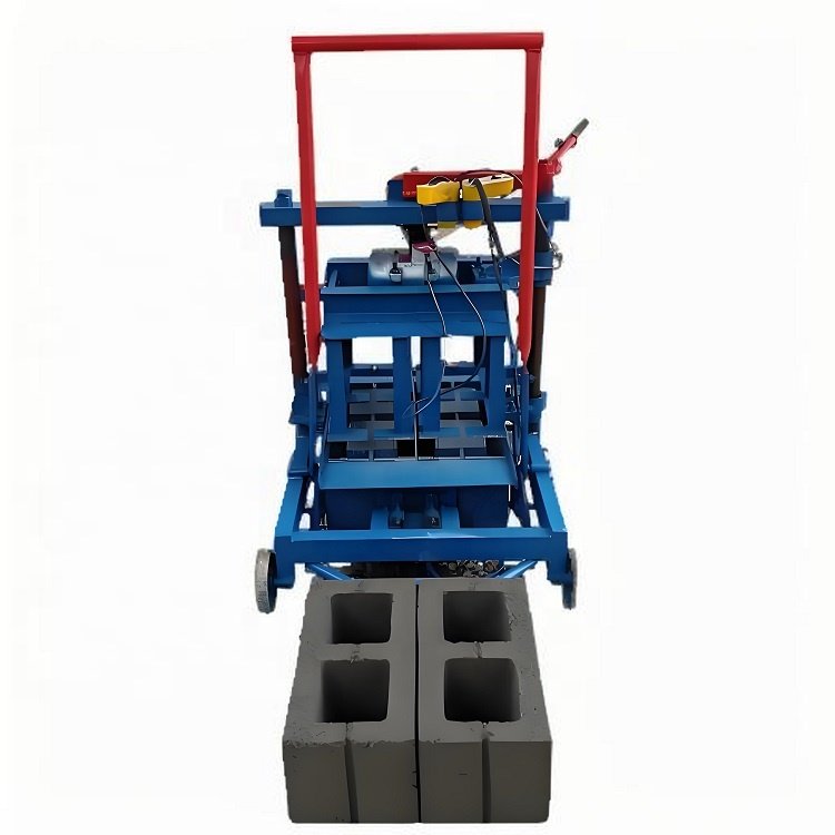 2-35 Small Manual Molding Cement Concrete Hollow Block Making Machine Interlock Paving Brick Making Machine With Low Price