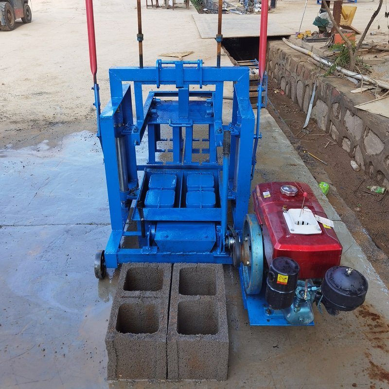 cheap durable small manual diesel powered 8 inch 6 inch concrete brick making machine price