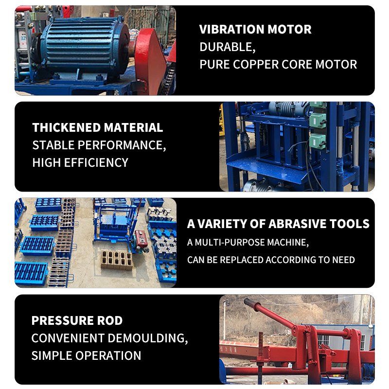 Automatic Hollow Sand Paving Laying Moulding Concrete Paver Block Cement Brick Making Machine Price