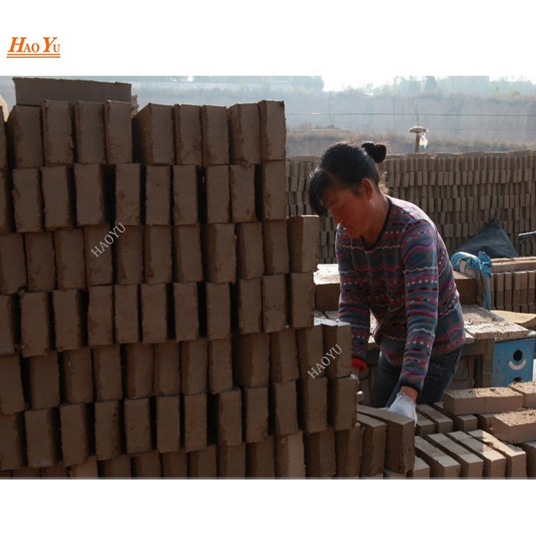 non Vacuum Extruder Auto Fully Automatic Burned Fired Green Red Mud Soil Clay Brick Making Machine