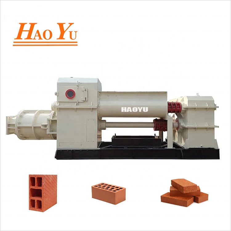 non Vacuum Extruder Auto Fully Automatic Burned Fired Green Red Mud Soil Clay Brick Making Machine