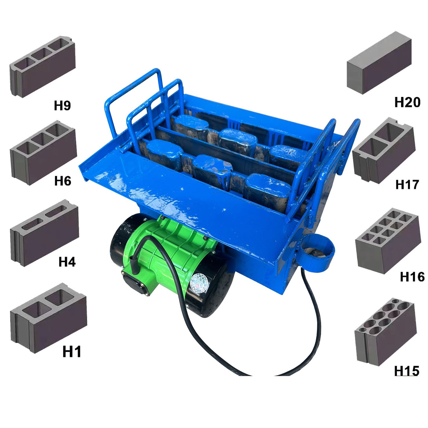 new modern movable portable togo brick making machine egg laying small cement brick making machine semi automatic china