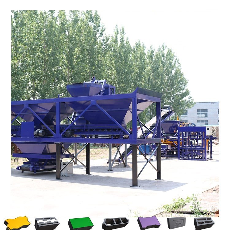 Concrete machinery QT6-15 concrete brick making machinery