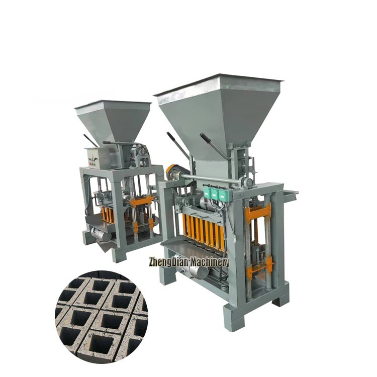 QTJ4-35B Cement sand brick making machine / Paving block making machine / Simple interlocking brick machine