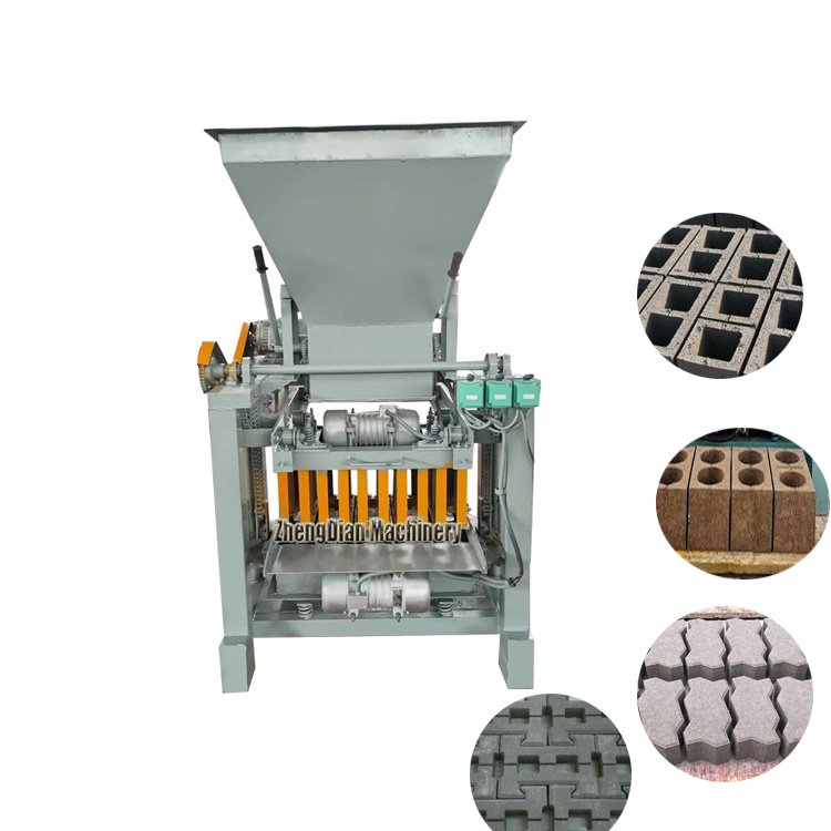 QTJ4-35B Cement sand brick making machine / Paving block making machine / Simple interlocking brick machine