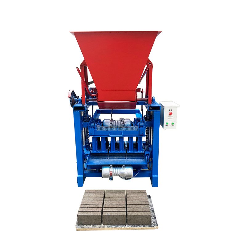 QTJ4-35B Cement sand brick making machine / Paving block making machine / Simple interlocking brick machine