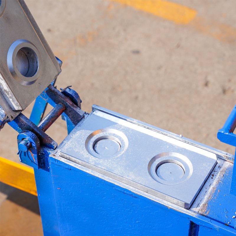 manual clay interlocking brick making machine hand press clay block making machine QMR2-40 for small business