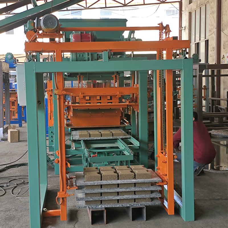 QTJ4-25A brick press concrete block concrete block making machine brick making machinery