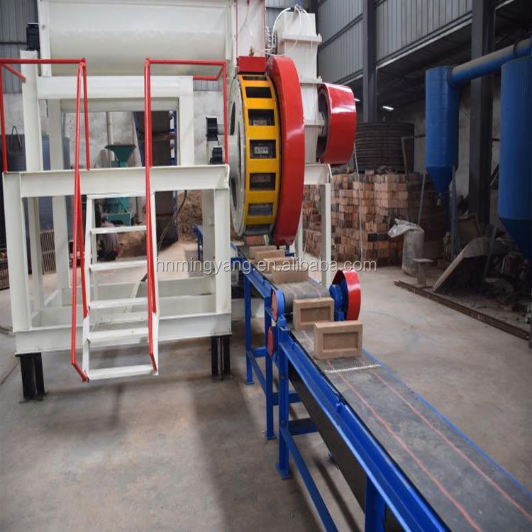 LOGO small rotary clay brick making machine interlock brick red fired brick making machine