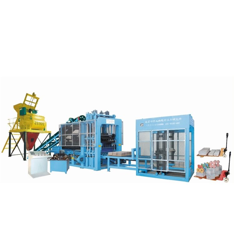 Large capacity QTY6-15 hydraulic cement brick making machine