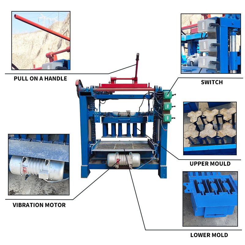 Automatic Hydraulic Press Brick Making Machine Soil Brick Making Machines