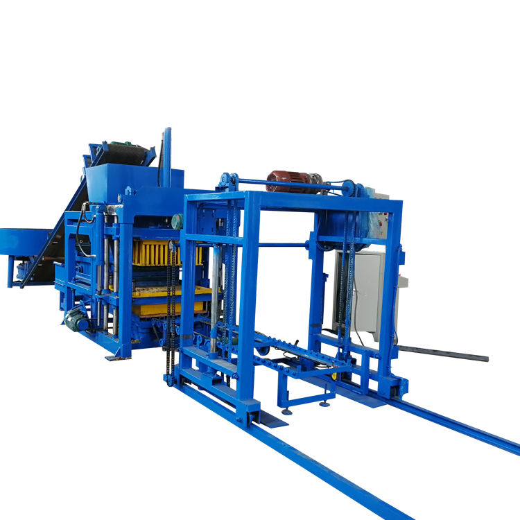 Automatic concrete brick making machinery QT4-18 Curbstone brick making machine