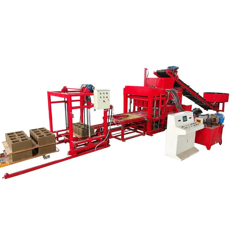 Automatic concrete brick making machinery QT4-18 Curbstone brick making machine
