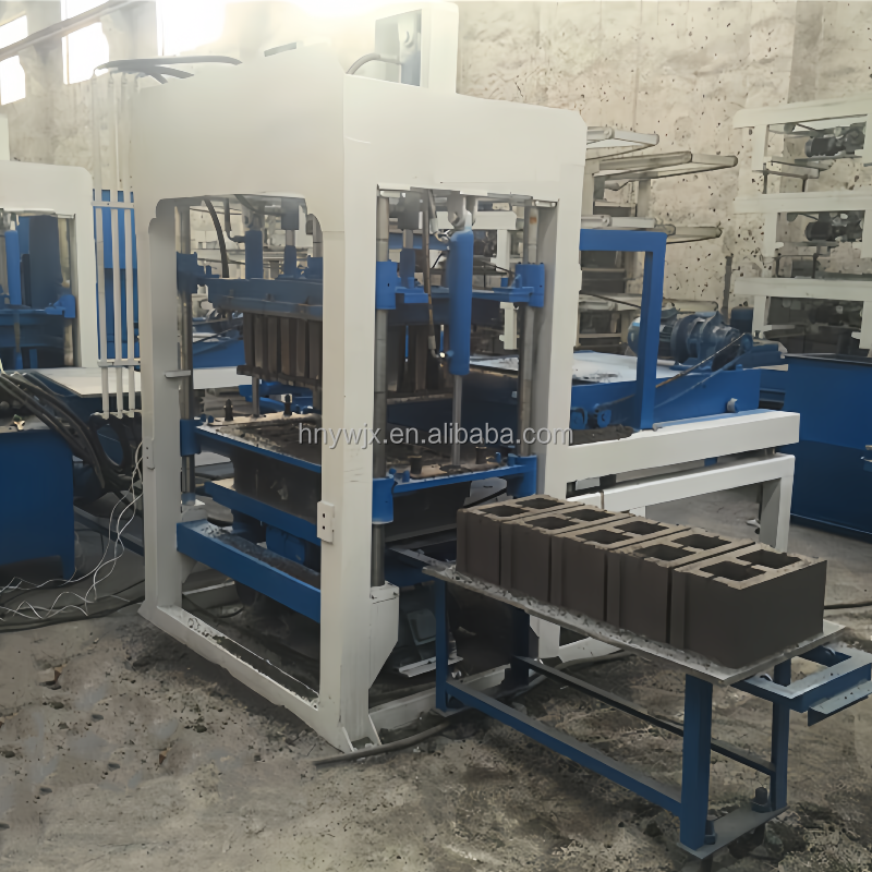 YW5-15 south africa brick machine making full automatic complete solutio concrete hollow cement brick making machine