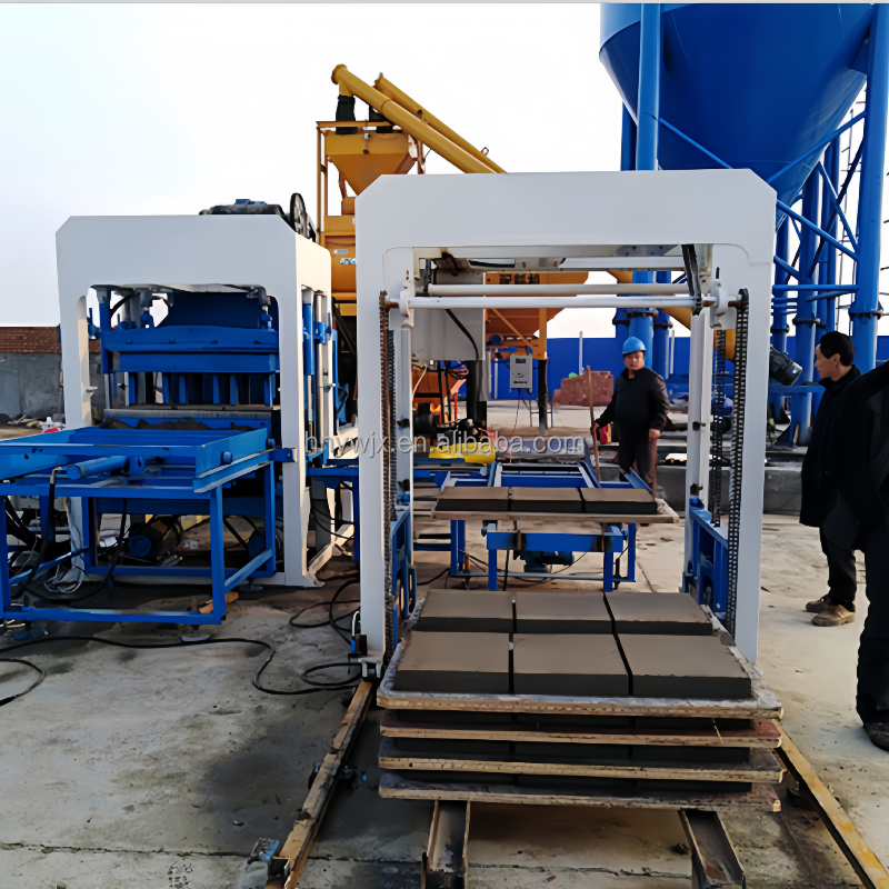 YW5-15 south africa brick machine making full automatic complete solutio concrete hollow cement brick making machine