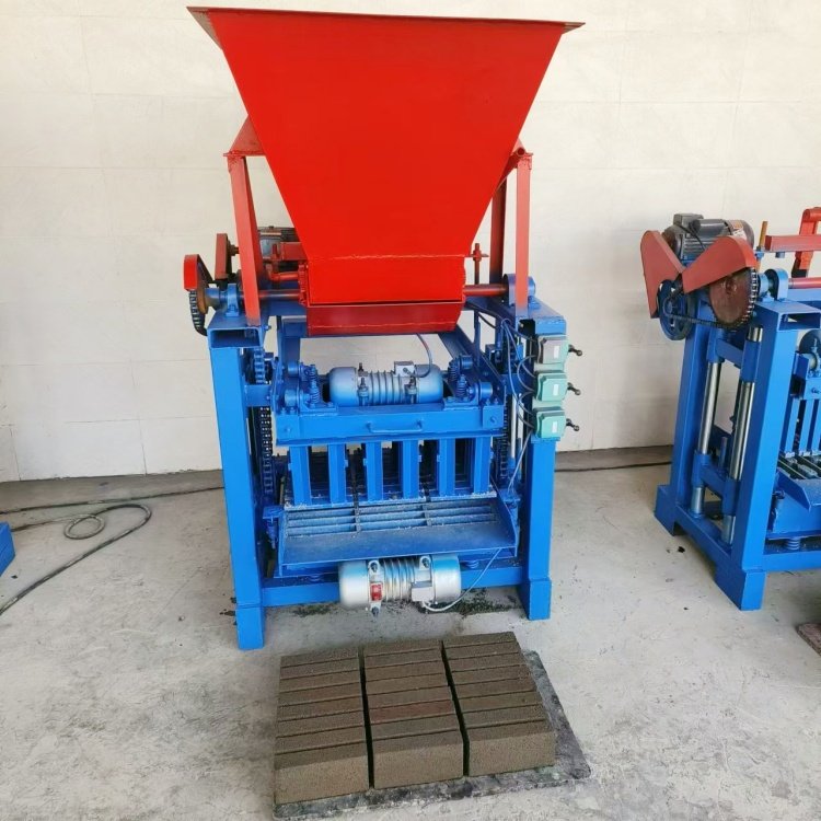 High efficiency recycled plastic cement block brick making machine concrete fly ash brick machinery