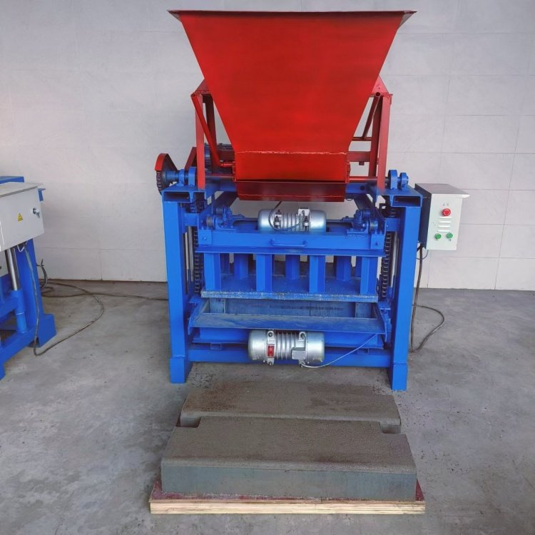 High efficiency recycled plastic cement block brick making machine concrete fly ash brick machinery