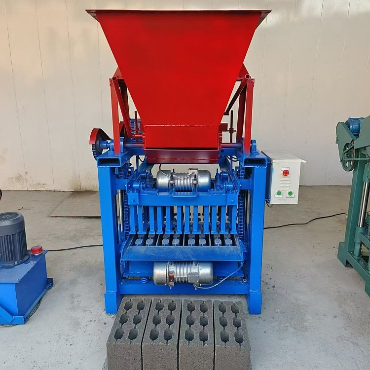 High efficiency recycled plastic cement block brick making machine concrete fly ash brick machinery