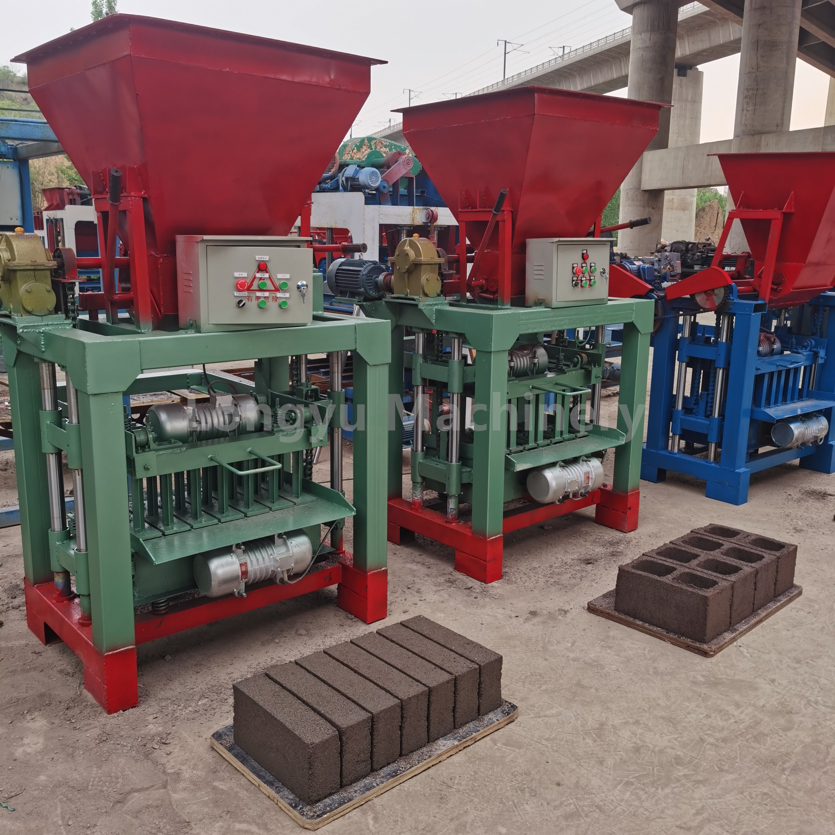 Concrete Brick Making Machinery/cement Paver Block Making Machine/hollow Brick Making Machine For Sale