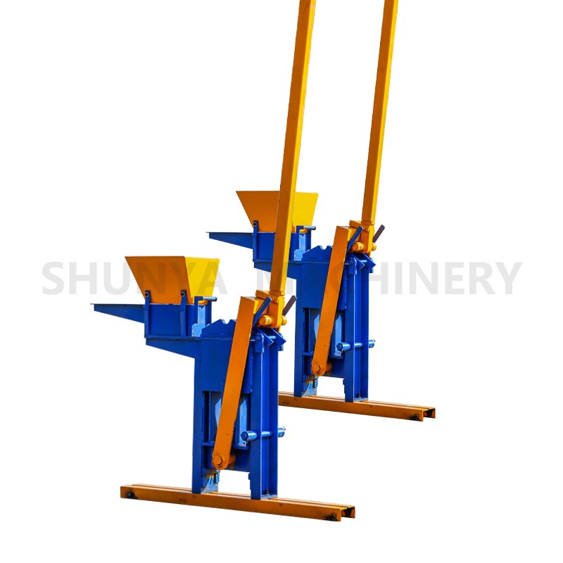 Africa brick clay brick making machine interlocking block moulds QMR2-40 manual block making machine