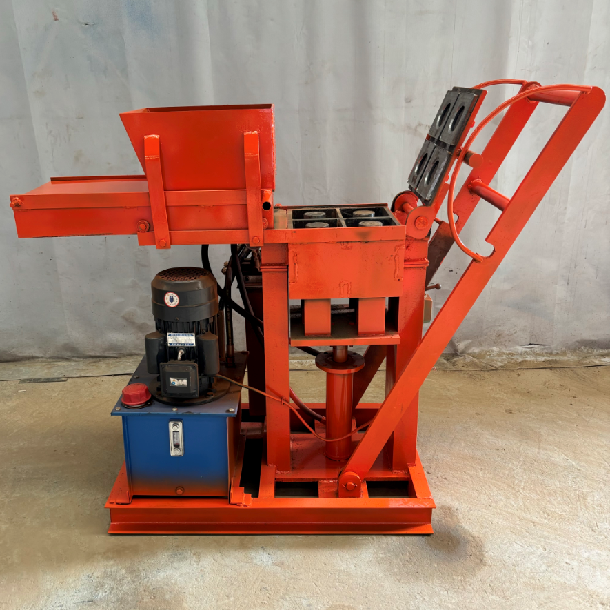 Small manual hand operation clay brick making machine for sale
