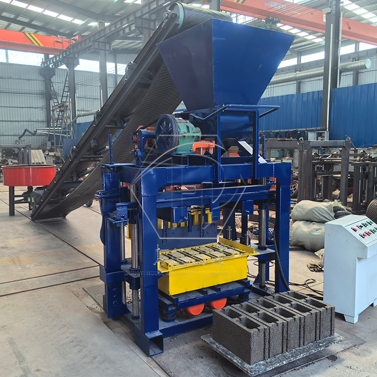 QMJ4-35C Automatic Ceramic Brick Making Machine Cost Effective Engine Motor Core Efficient Cement Fly Ash Bricks Production Line