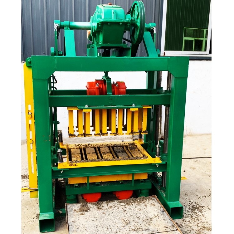 QTJ4-40 Concrete solid block making machine for hollow blocks Interlocking bricks