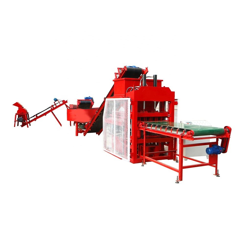High efficiency XM4-10 automatic hydraulic Brick machine for building clay cement interlocking brick block of making machine