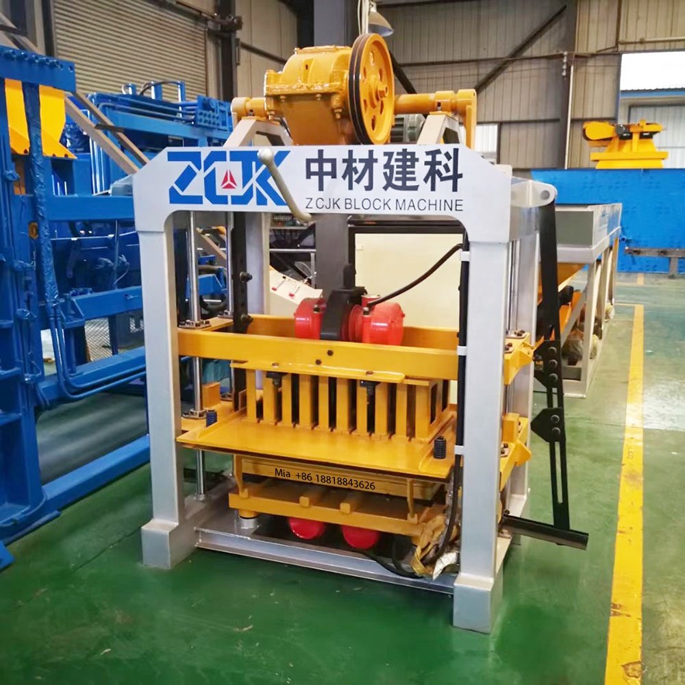 ZCJK QTJ4-40 small brick moulding machines cement block machine in zimbabwe