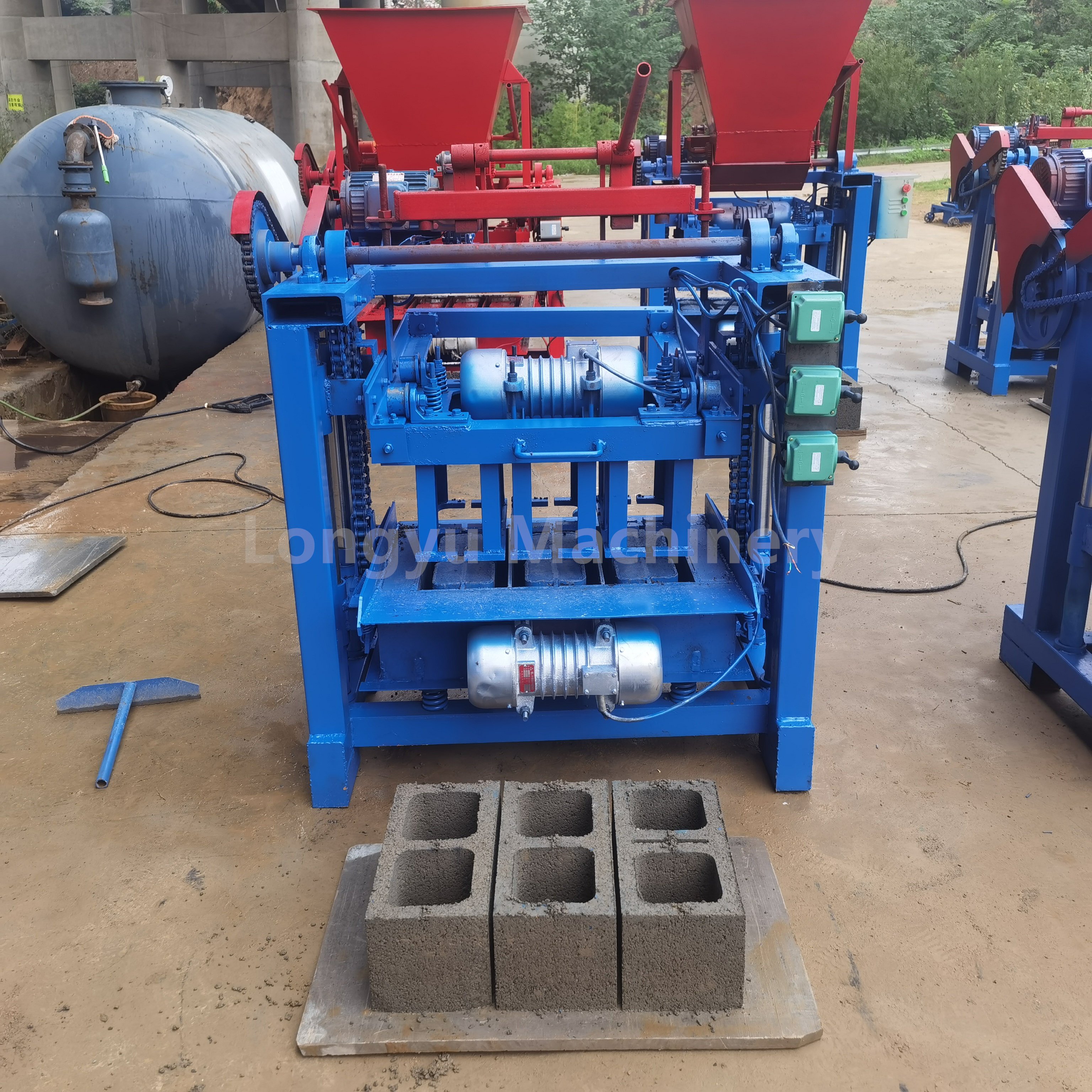 paving concrete block machine automatic brick making machinery concrete block machine