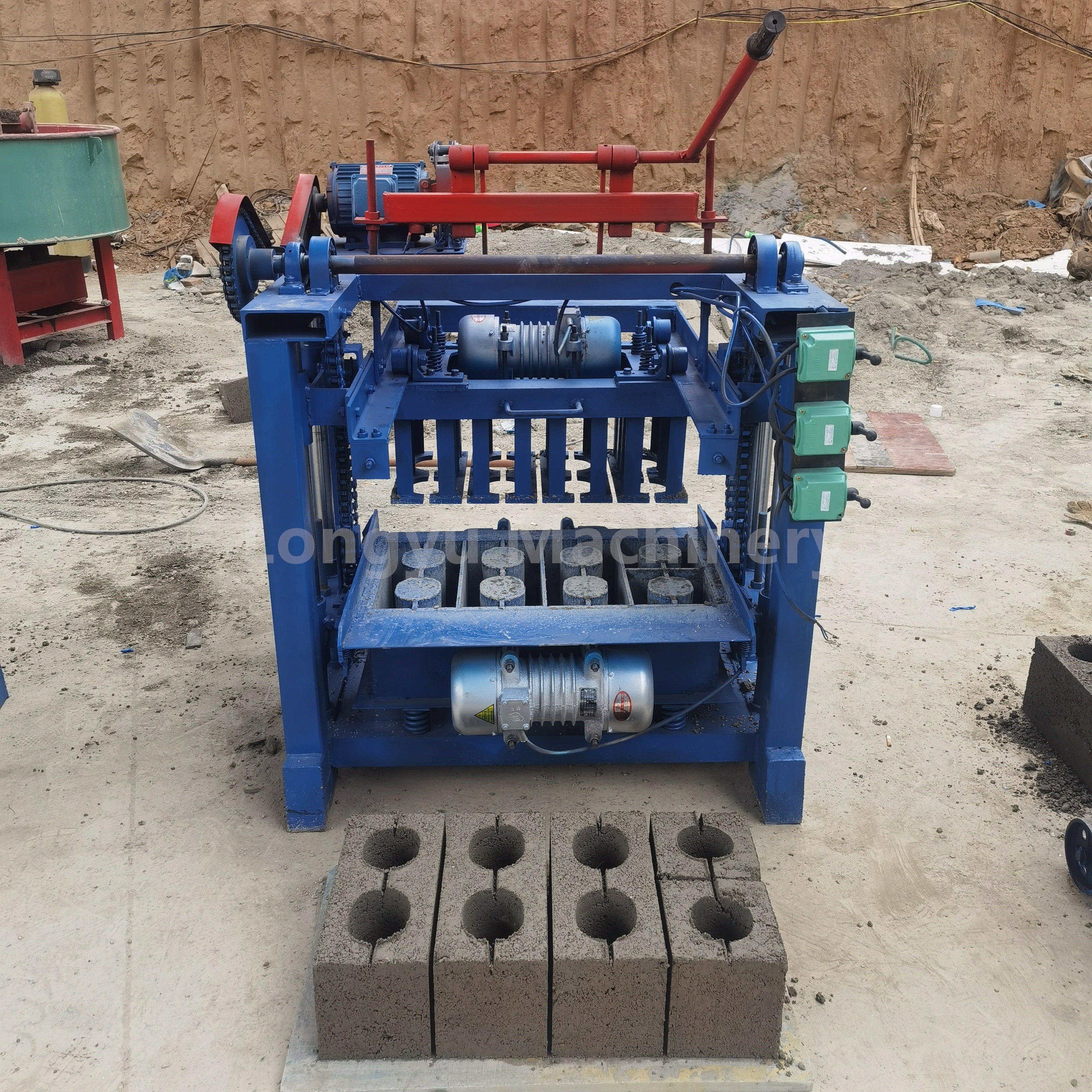 paving concrete block machine automatic brick making machinery concrete block machine