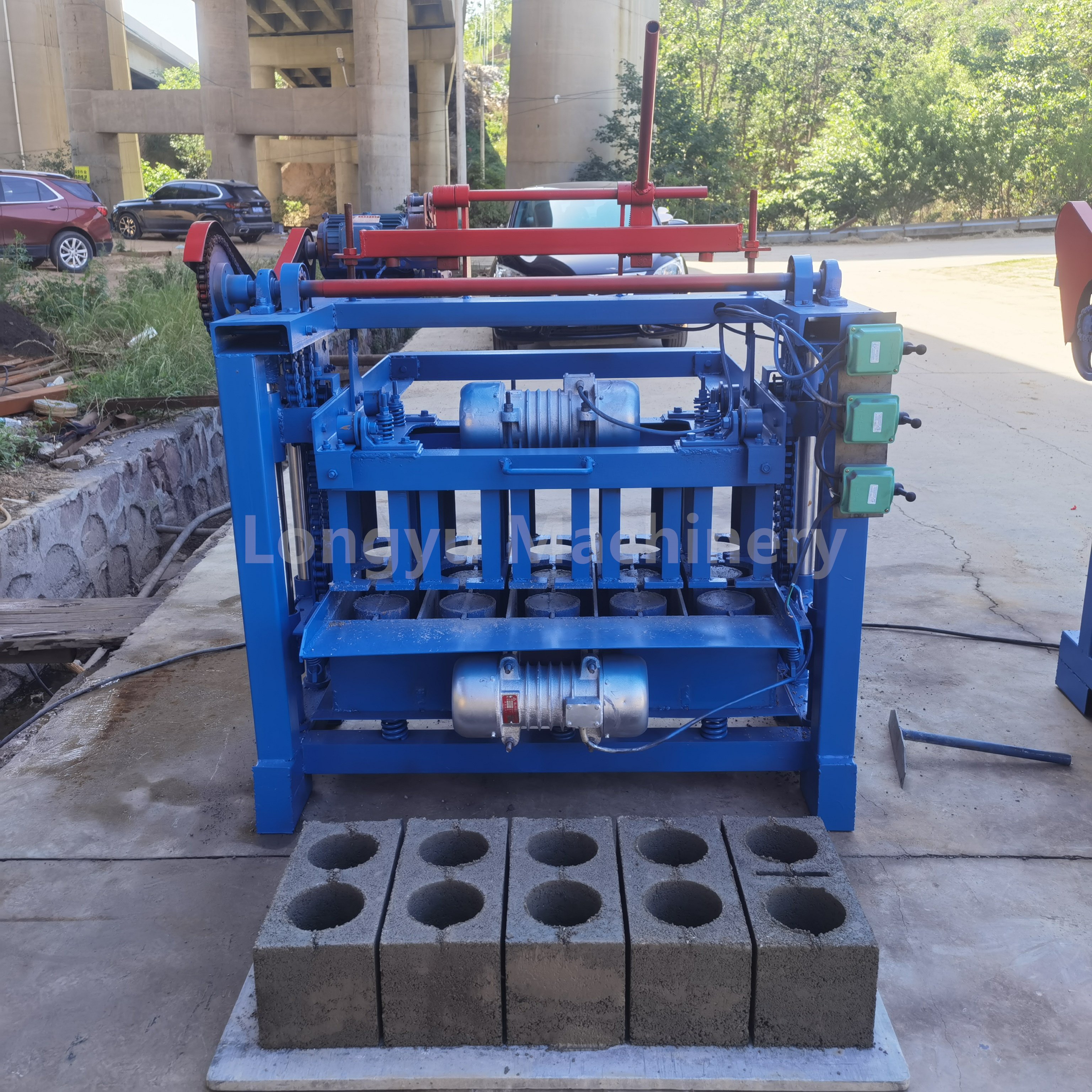 paving concrete block machine automatic brick making machinery concrete block machine