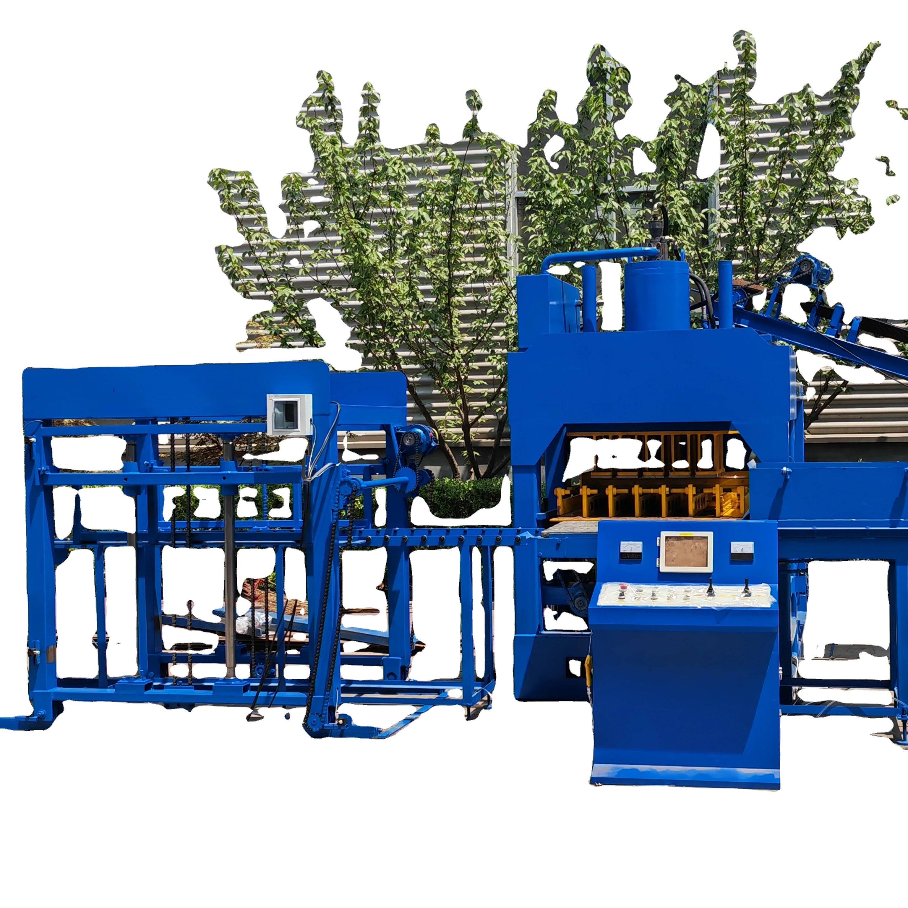 HBY10-10 Super Automatic Hydraulic Clay Soil Earth Interlocking Brick Making Machine, Compressed Block Making Machine 8000