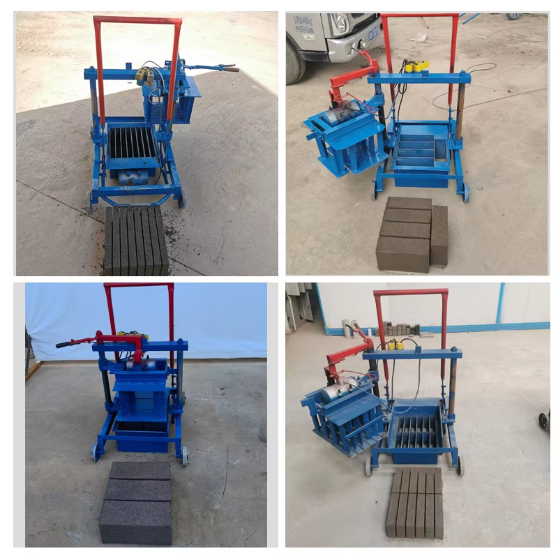High Efficiency Small Manual Vibrating Compaction Clay Block Brick Making Machinery