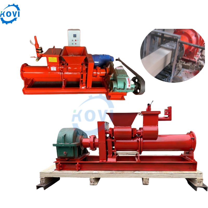 Clay hollow brick making machinery vacuum extruder for clay tile automatic concrete cement brick and block machine for sale