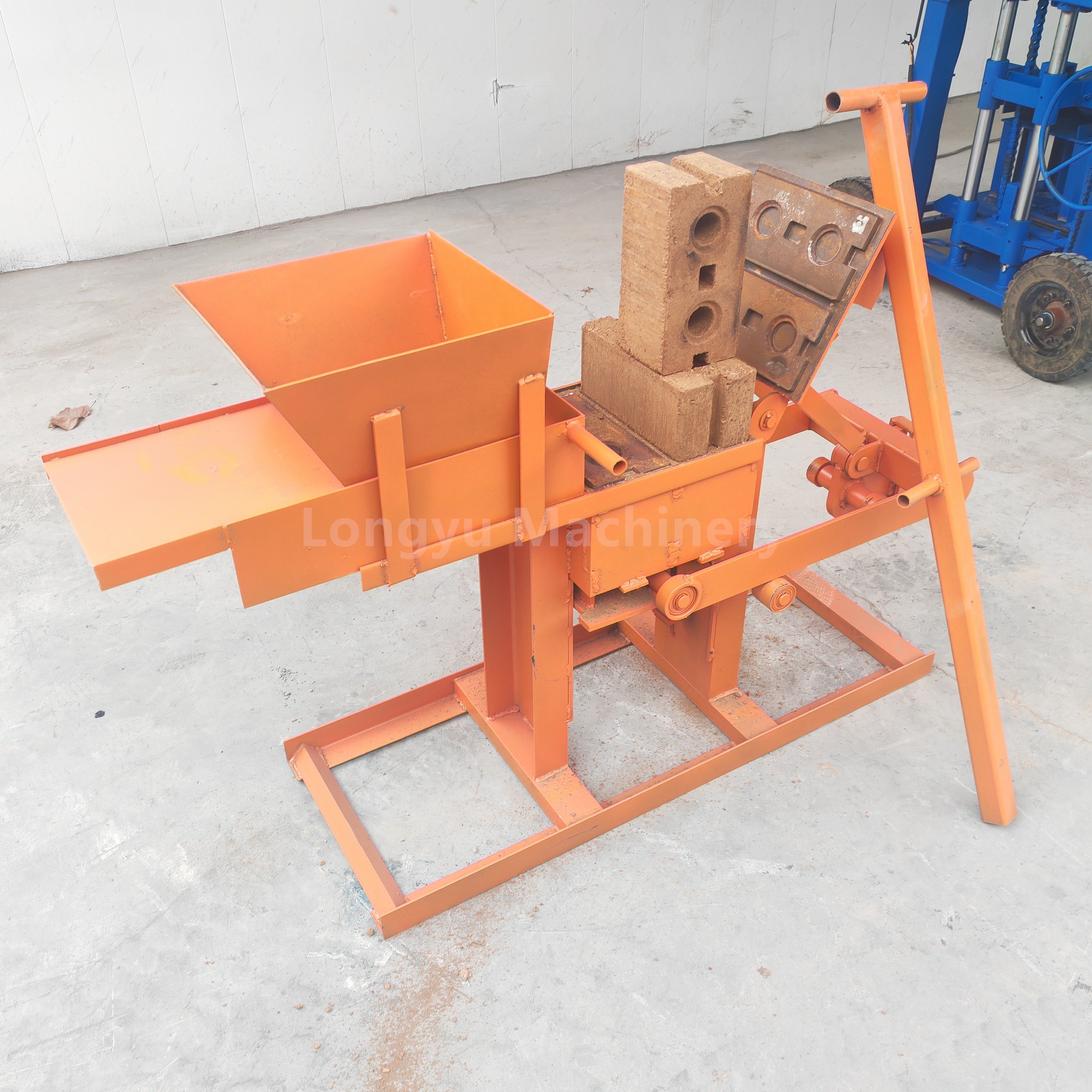 Semi automatic Concrete Cement Block Maker Machine Price Automatic Hollow Clay Brick Making Machinery
