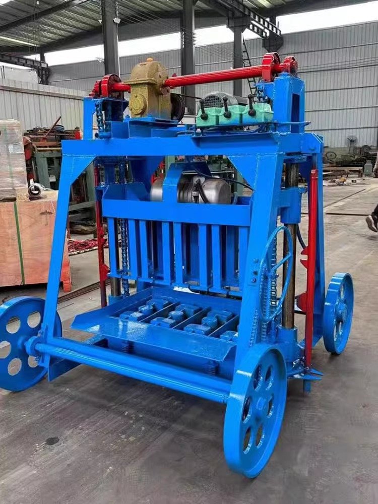 Small Machine Manual Pressing Concrete Hollow Block Brick Mold Making Machines Cinder Block Machine