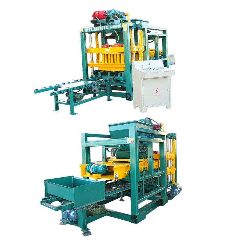 Manual Hollow Block Bricks/road Edge Stone bricks Manufacturing Machines For Small Business Ideas Qt4-25 Cement Construction